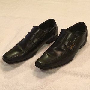Faranzi men’s black dress shoes size 9